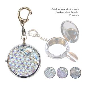 イニシャル入れ SWAROVSKI&ビジュー 携...の商品画像