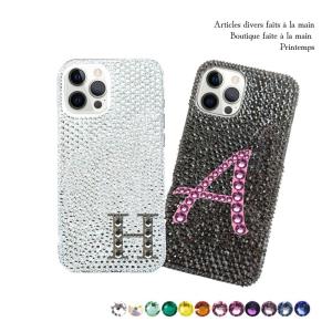 SWAROVSKI（スワロフスキー） 大きいアルファベット iPhoneケース
