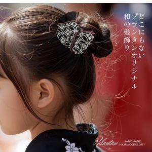 キッズ 髪飾り シングルリボン 和装 クリップ...の詳細画像1