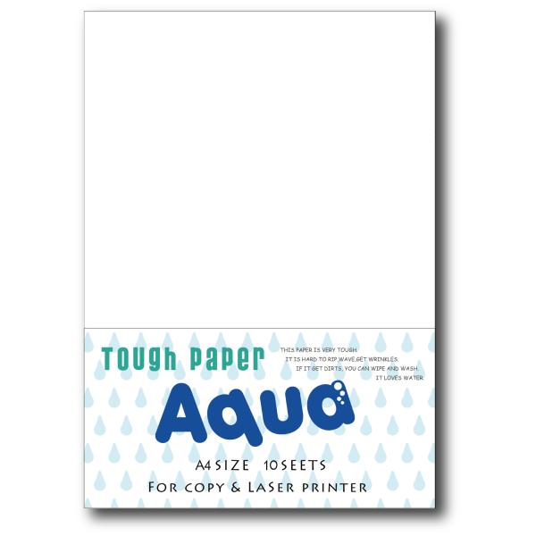 タフペーパー アクア （新麻紙）Ａ４ 100枚入　レーザープリンタ用　メーカー直送品