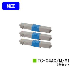 OKI 純正トナーカートリッジ 2色セット 沖データ TC-M3A1 お買い得2本セット 純正品 トナーカートリッジ OKI