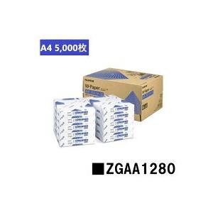 A4 コピー用紙 ホワイト W‐Paper 5000枚(500枚×10冊) ZGAA1280 富士フ...