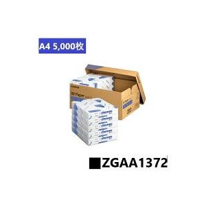 A4 コピー用紙 ホワイト W‐Paperフタ式 5000枚(500枚×10冊) ZGAA1372 ...