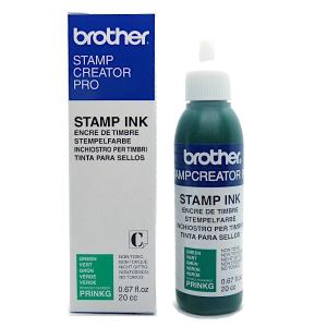 ブラザー工業 スタンプ補充インク 黒色 中ボトル 20cc/1本/箱 PRINKB