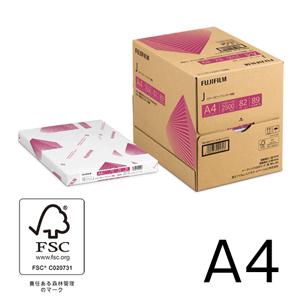 FUJIFILM A4プリンタ用紙 J 2500枚/10冊/箱 Z979 富士フィルムBI FUJIFILM A4プリンタ用紙 J 2500枚/10冊/箱 Z979 富士フィルムBI