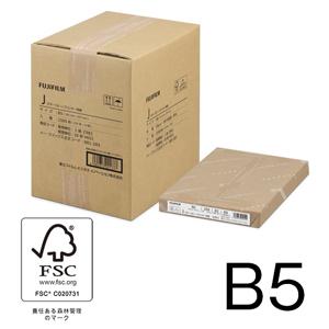 B5プリンタ用紙 J 2500枚/10冊/箱 Z981 富士フィルムBI