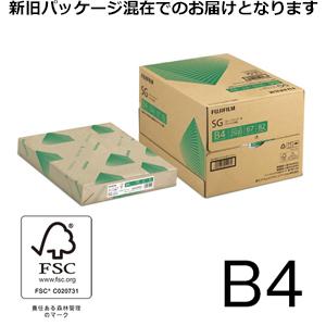 B4コピー用紙 SG リサイクル 2500枚/5冊/箱 ZGAA0841 富士フィルムBI｜printry