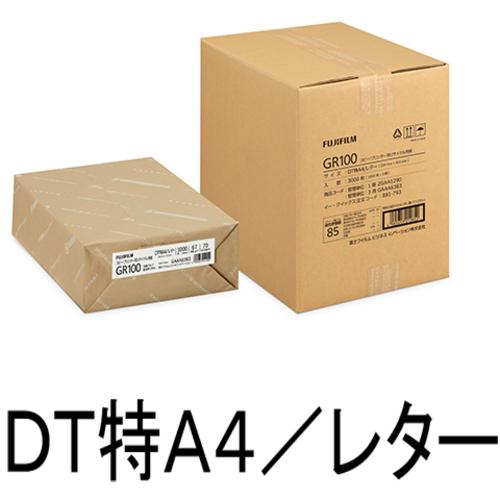 DT特A4/レターコピー用紙 GR100 リサイクル 3000枚/3冊/箱 ZGAA1290 富士フ...