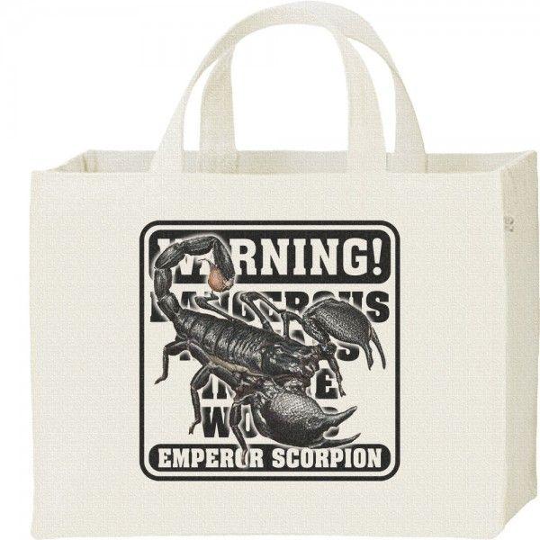 大王 蠍（ダイオウ サソリ）/危険生物シリーズ/キャンバスバッグ・スクエア　カレッジバッグ