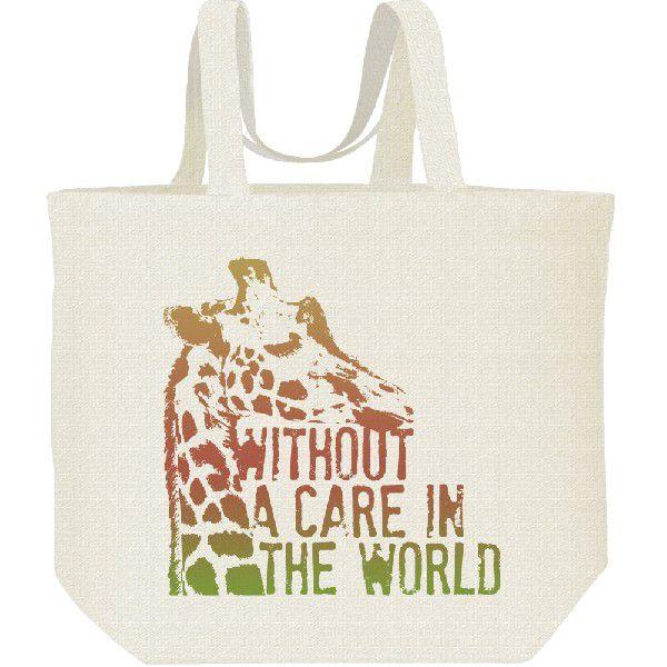 キリン（呑気だね）きりん/キャンバスバッグ・L　エコバッグ