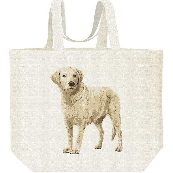 ラブラドール レトリバー（ペイントタッチ）れとりばー/キャンバスバッグ・L　エコバッグ