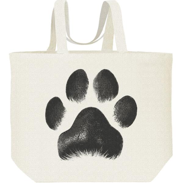 犬の肉球/キャンバスバッグ・L　エコバッグ