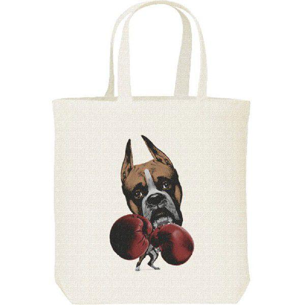 リアルディール・ボクサー（拳闘 犬）/キャンバスバッグ・M　トートバッグ
