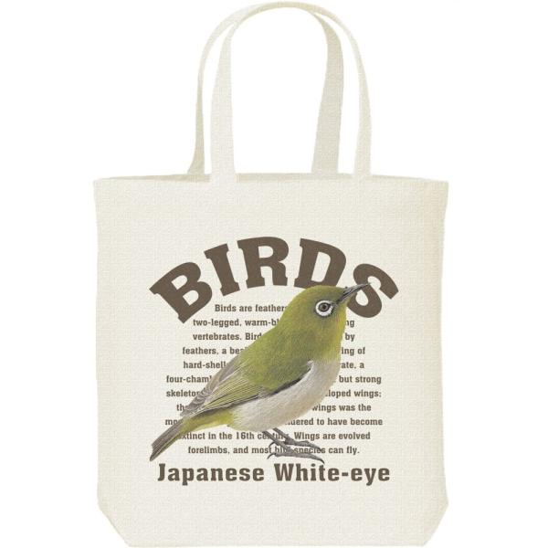 メジロ（鳥シリーズ）/キャンバスバッグ・M　トートバッグ