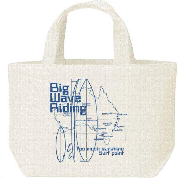 サーフィン in オーストラリア（サーフボード）/キャンバスバッグ・S　ランチバッグ