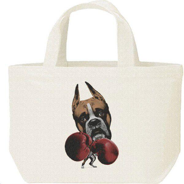 リアルディール・ボクサー（拳闘 犬）/キャンバスバッグ・S　ランチバッグ