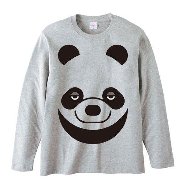 パンダ（ファニーフェイス・ぱんだ）/長袖Ｔシャツ