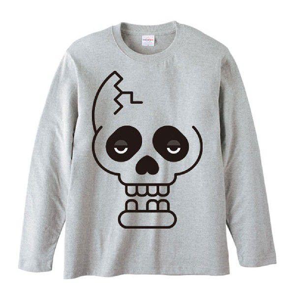 ドクロ（ファニーフェイス・どくろ）/長袖Ｔシャツ