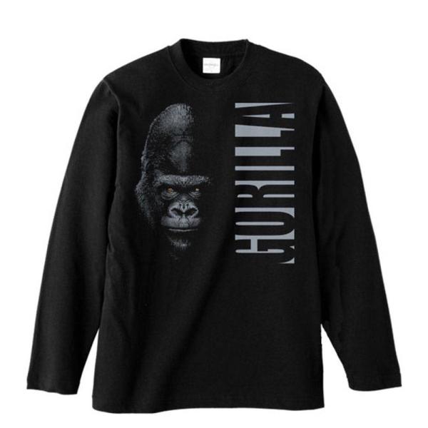 ゴリラ&amp;ロゴ（ごりら）/長袖Ｔシャツ