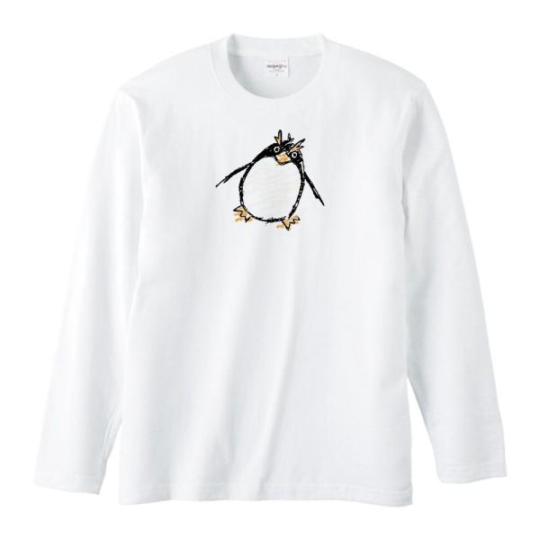 クレヨンタッチ・ペンギン/長袖Ｔシャツ