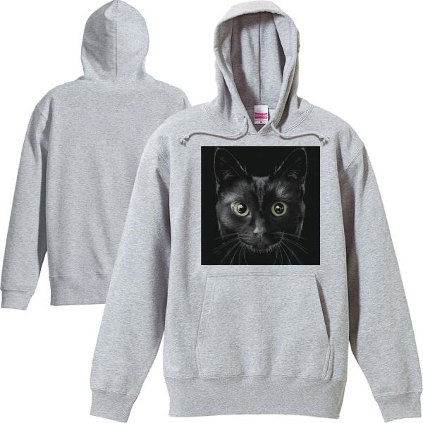 暗闇の黒猫（くろねこ）/パーカー