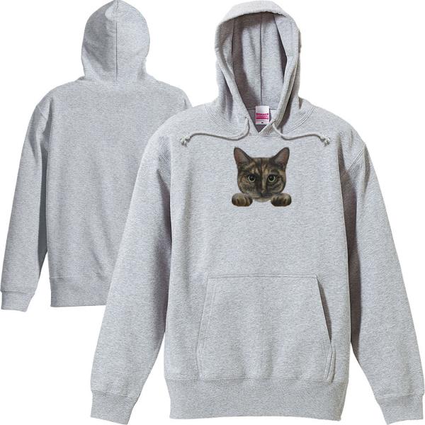 猫の顔・サビ猫/パーカー