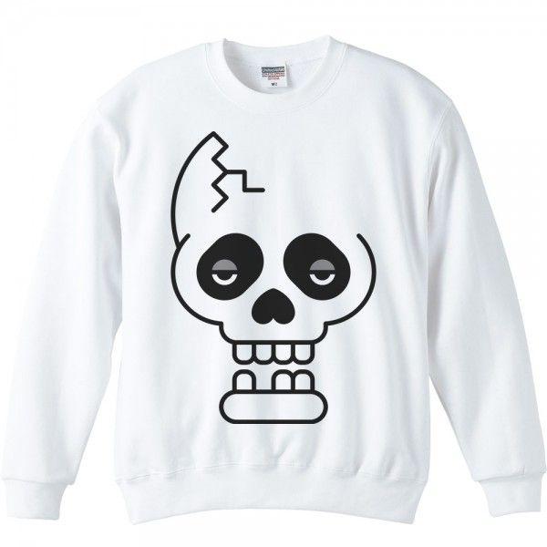 ドクロ（ファニーフェイス・どくろ）/トレーナー