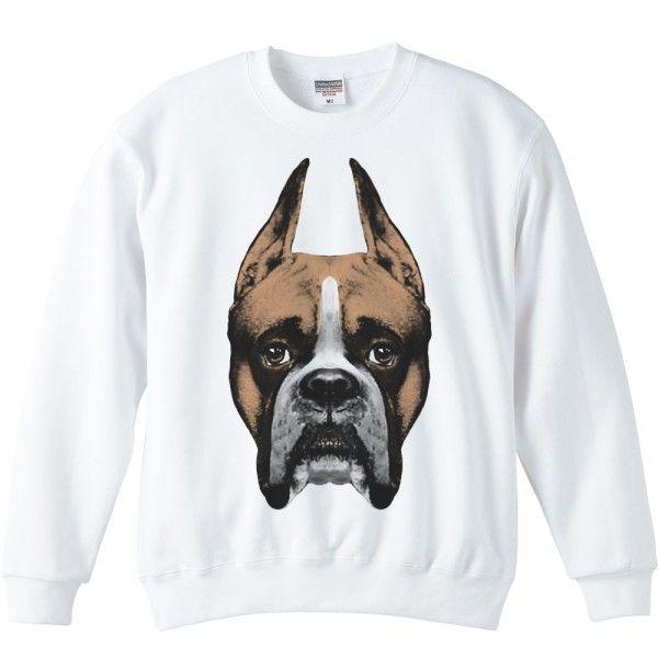 ボクサー（犬）の顔/トレーナー