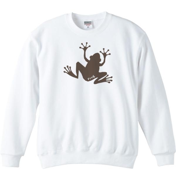 カエル（蛙シルエット）/トレーナー