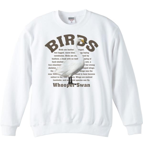 ハクチョウ（鳥シリーズ）/トレーナー