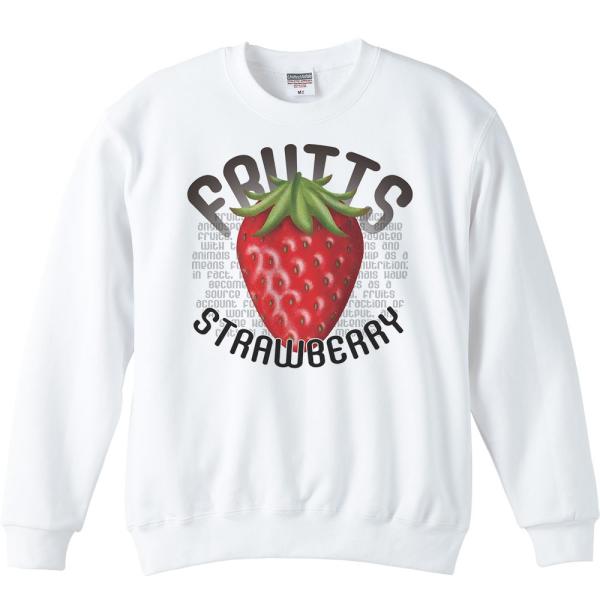 苺（イチゴ）果物シリーズ/トレーナー