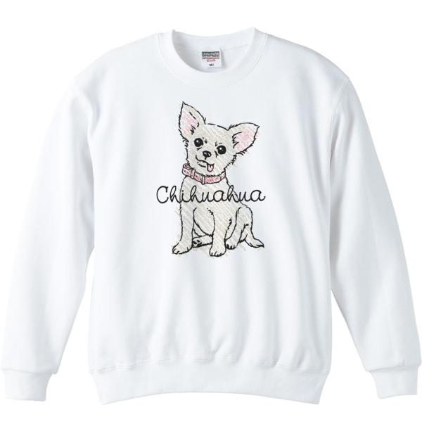 クレヨンタッチ・チワワ（単色）/トレーナー