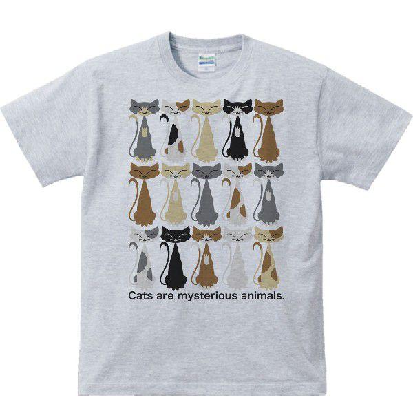 猫（ミステリアス キャット）/半袖Ｔシャツ　　