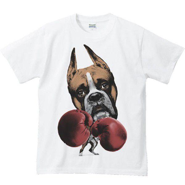 リアルディール・ボクサー（拳闘 犬）/半袖Ｔシャツ　　