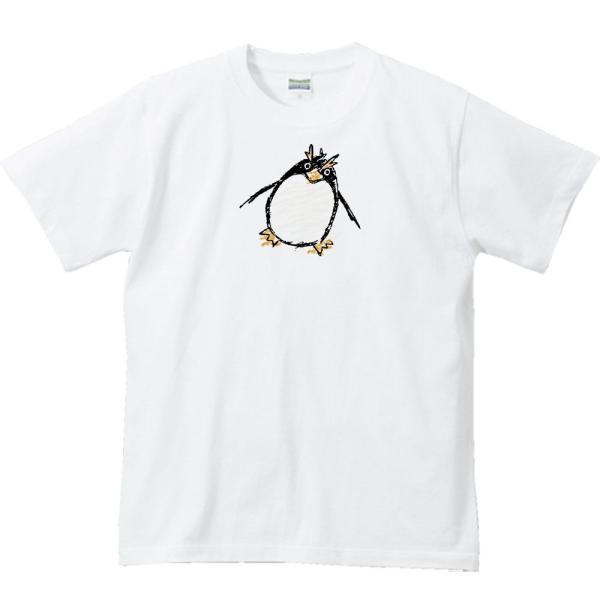 クレヨンタッチ・ペンギン/半袖Ｔシャツ　　
