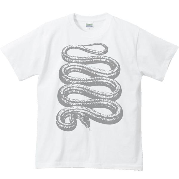 蛇（シマヘビ）/半袖Ｔシャツ　　