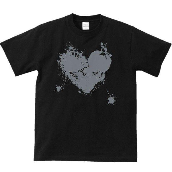ペイント・ハート（はーと）/半袖Ｔシャツ　　
