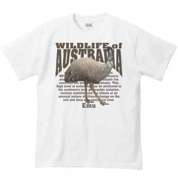 エミュー（オーストラリアの生物）/半袖Ｔシャツ　　
