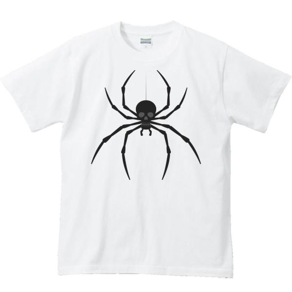 ドクロ蜘蛛（クモ）/半袖Ｔシャツ　　