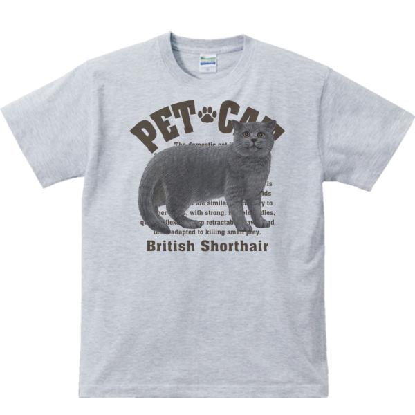 ブリティッシュ ショートヘア（愛猫シリーズ）/半袖Ｔシャツ　　