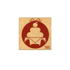 こどものかお kodomonokao レトロはんこ 大 鏡もち 0527-006