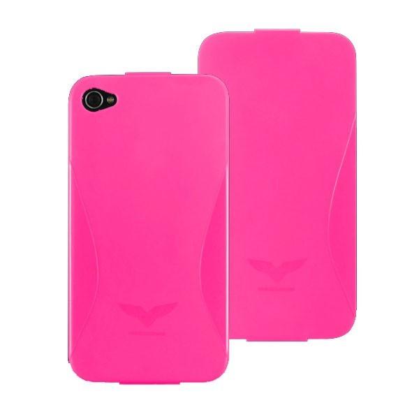 Maclove iPhone4用PCハードケース Challenger case Delice ピン...