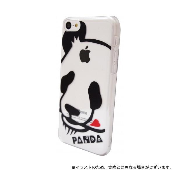 PANDA iPhone5C専用シェルジャケット フェイス