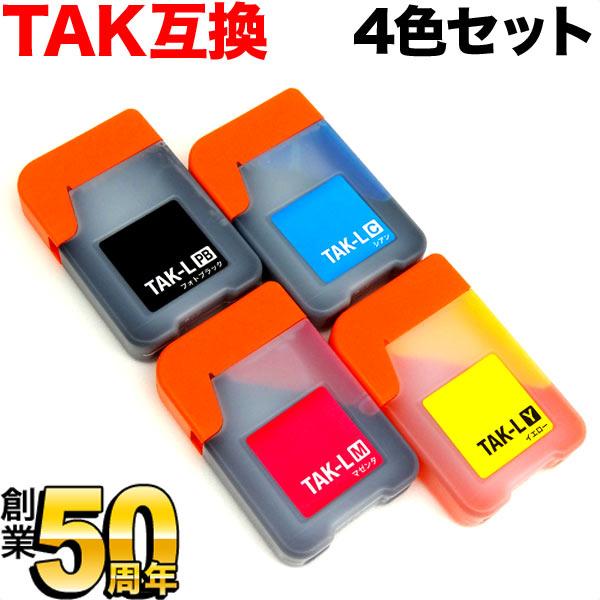 TAK-4CL エプソン用 TAK タケトンボ 互換インクボトル 4色セット EW-M752T EW...