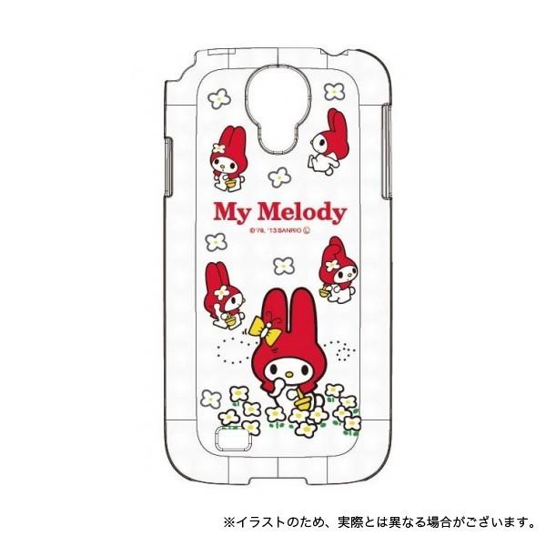 マイメロディ GALAXY S4専用シェルジャケット お花