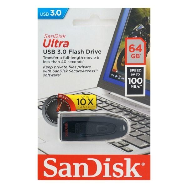 SanDisk (サンディスク) Ultra USBメモリ 64GB USB3.0 SDCZ48-0...