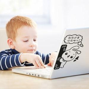 貼ってはがせる簡単ウォールステッカー ウサギちゃんのスイッチシール