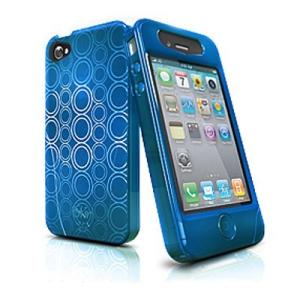 iSkin ソフトケース solo FX for iPhone4 Blue SOLOFX4-BE ブ...