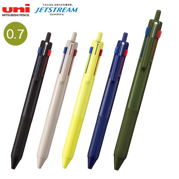 三菱鉛筆 uni ジェットストリーム 新3色ボールペン 0.7 SXE3-507-07 全3色から選...