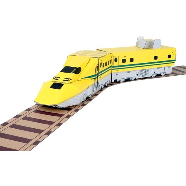 hacomo ハコモ ダンボール工作キット ハッピーレール ドクターイエロー THM-2399